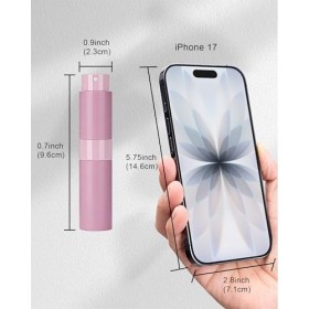 FitDA 3 PCS Vaporisateur Parfum, 8 ml Vaporisateur Parfum Voyage Rechargeable, Mini Flacon Spray Parfum Vide Recharge, Femmes...