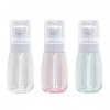 Lammcou Mini Flacons Spray à Brume Fine – Lot de 3– Remplissables, Anti-fuite, Format Voyage TSA, pour Visage, Cheveux, Parfu...