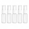 JRYXDS 5 Pièces Flacon Spray Vide, Vaporisateur Vide,Flacon Parfum Vide, 25Ml Flacon Spray Vide, Plastique Transparent Boutei...