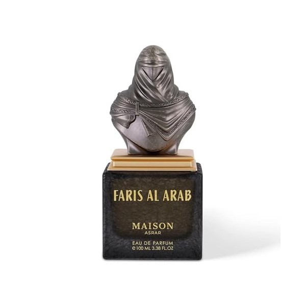 Faris Al Arab Eau de parfum by Maison_Asrarr, ambre doré et magnétique, lisse et sensuel - Les grains de vanille ajoutent une...