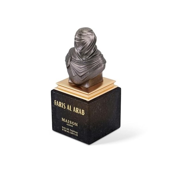 Faris Al Arab Eau de parfum by Maison_Asrarr, ambre doré et magnétique, lisse et sensuel - Les grains de vanille ajoutent une...
