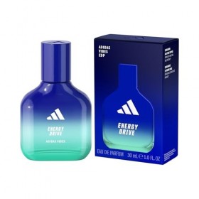 adidas Vibes Energy Drive - Eau de parfum unisexe - Longue durée et énergisante - Aux huiles essentielles naturelles - 30 ml
