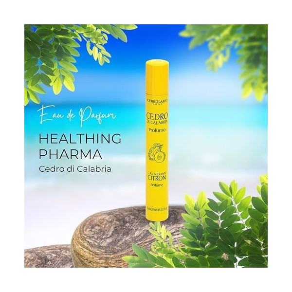 LErbolario Parfum citron de Calabre unisexe en flacon vaporisateur 14,2 g Parfum