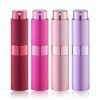 Lulupack 8ml Atomiseur de Parfum,Flacon Pulvérisateur deau de Cologne,Atomiseur Portable Rechargeable 4pcs, Séries Rouges Pa...