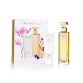 Elizabeth Arden Coffret Eau de Parfum Femme 5th Avenue, Cadeau femme, Senteur Florale et Séduisante, Crème Corps et parfum Pa...