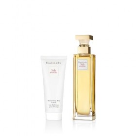 Elizabeth Arden Coffret Eau de Parfum Femme 5th Avenue, Cadeau femme, Senteur Florale et Séduisante, Crème Corps et parfum Pa...