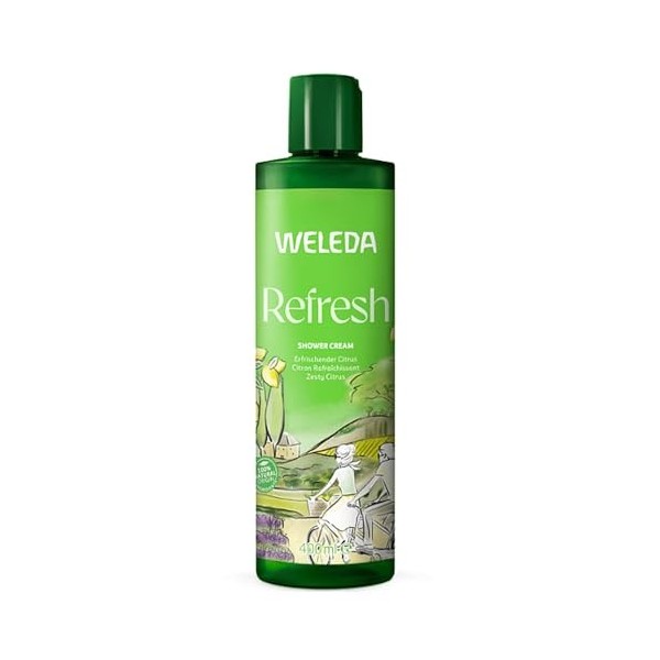WELEDA GEL DE DUCHA CREMOSO CITRUS – gel douche doux qui nettoie la peau en douceur, s’utilise sous la douche matin et soir, ...