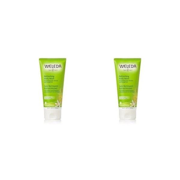 WELEDA GEL DE DUCHA CREMOSO CITRUS – gel douche doux qui nettoie la peau en douceur, s’utilise sous la douche matin et soir, ...