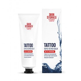 SKIN STORIES Rapid Repair Balm 1 x 50 ml - Crème après-tatouage apaisante au panthénol - Soin de tatouage pour favoriser la P...
