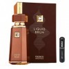 Parfum Liquid Brun 100 ml, arabe longue durée, eau de parfum importée de Dubaï, atomiseur rechargeable 5 ml, notes de cannell...