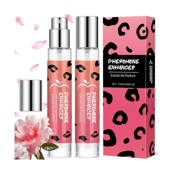 Parfum Pheromone pour Femme - 2 Pièce Parfum Femme, Cadeau Fete des Meres, Idee Cadeau Femme Personnalisé Anniversaire, Cadea...