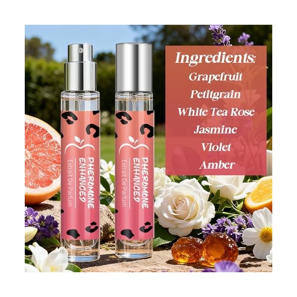 Parfum Femme Pheromone - 20ml Eau de Parfums Femme pour Cadeau Fête des Mères Noel Original Anniversaire, Longue Durée Parfum