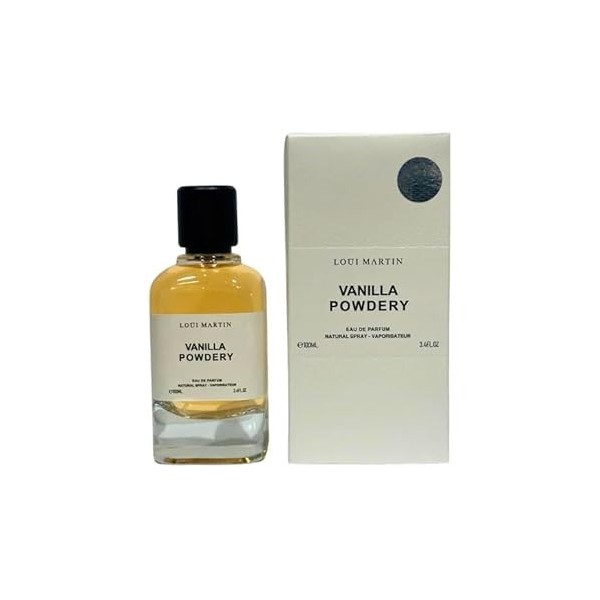 Loui Martin – Vanilla Powdery | Eau de Parfum Unisexe | Parfum Intense et Sensuel | Fragrance Poudrée Vanillée | 100 ml Parfum