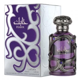 Lattafa Habik - Spicy, Aromatic, Woody, Musky - Eau de parfum en vaporisateur longue durée pour homme - 100 ml Parfum
