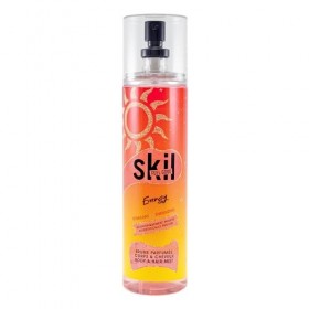 SKIL - Brume Parfumée Femme ENERGY - Collection Feel Good - Parfum Musc Ambre - Flacon Vaporisateur 250 ml - Fabriqué en Fran...