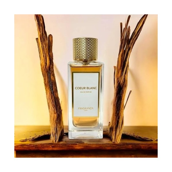 COEUR BLANC - EAU DE PARFUM UNISEXE 100ML - Coeur Blanc FRAGRANZA Paris - idée cadeau Homme & Femme - Fragrance Longue Durée ...
