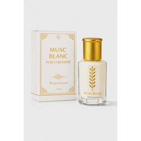 Musc Blanc Tahara Coranisé – Grand Flacon à Tige 12 ml | Parfum Pur et Intense | Forte Odeur | RoqyaSunna France Parfum