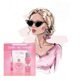 ULRIC DE VARENS - Coffret Parfum Rêve de Varens - Eau De Parfum Femme 50 ml + Déodorant 125 ml + Vaporisateur de Sac 20 ml - ...