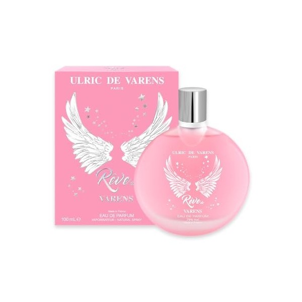 ULRIC DE VARENS - Coffret Parfum Rêve de Varens - Eau De Parfum Femme 50 ml + Déodorant 125 ml + Vaporisateur de Sac 20 ml - ...