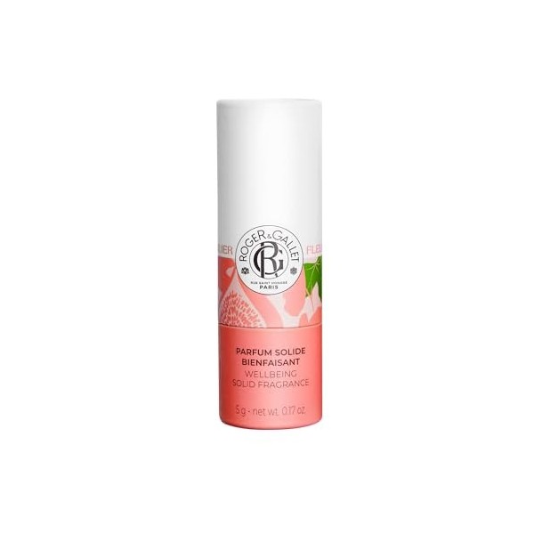 Roger&Gallet – Parfum Solide Bienfaisant Fleur de Figuier 5g – Format Nomade – Figue Musc Pamplemousse