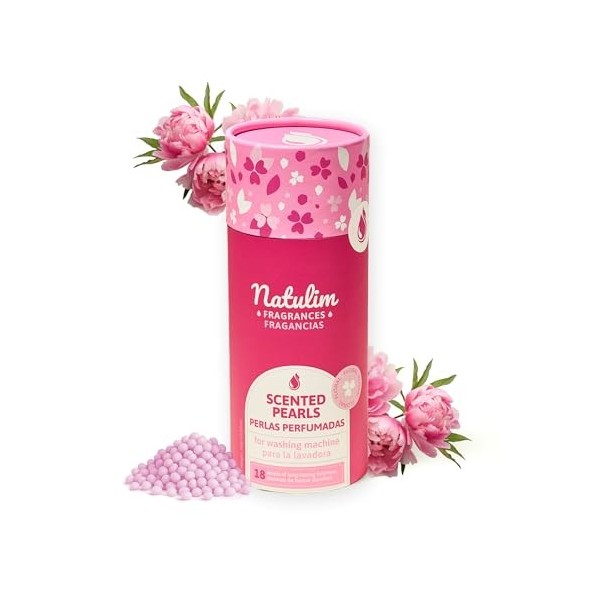 Natulim – Perles Parfumées pour Lessive 30 Lavages – Parfum Longue Durée – Sans Produits Chimiques – Convient aux Peaux Sen P...