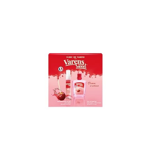 ULRIC DE VARENS - Coffret Parfum Varens Sweet Pomme DAmour - Eau De Parfum Femme 50 ml + Vaporisateur de Sac 20 ml - Gourman ...