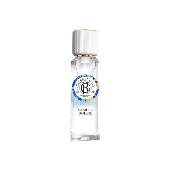 Roger&Gallet - Eau Parfumée Bienfaisante Vanille Soleil - Fragrance Florale Légère et Naturelle - Parfum Relaxant aux Notes d