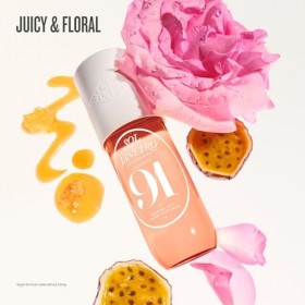 Sol de Janeiro Cheirosa 91 Spray pour le corps avec fruit de la passion, caramel miel et rose, parfum floral, végétalien et s