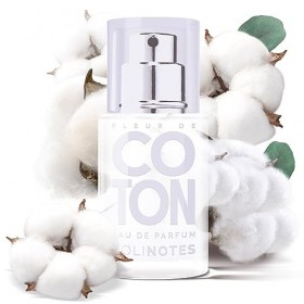 Parfum Femme SOLINOTES Coton - Eau De Parfum | Fragrance Florale et Apaisante - Cadeau Parfait pour Elle - 15 ml
