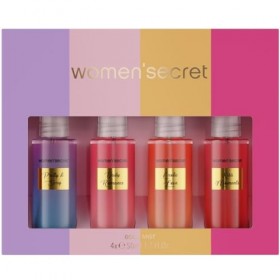 womensecret Body Mist Senses Gift Set Body Spray Body Spray for Women 4 x 50 ml