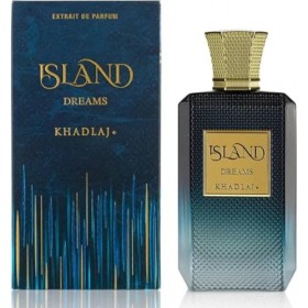 Khadlaj Island Dreams - Fruity, Floral, Woody, Musky - Extrait de Parfum Long-Lasting Fragrance for Unisexe, 100ml