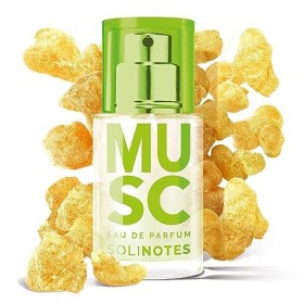 Parfum Femme SOLINOTES Musc - Eau De Parfum | Fragrance Florale et Apaisante - Cadeau Parfait pour Elle - 15 ml Parfum
