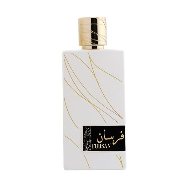 Khadlaj Fursan White 100ml EDP Parfum Spray Jasmin Noix De Coco Vanille Poudre Parfum