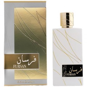 Khadlaj Fursan White 100ml EDP Parfum Spray Jasmin Noix De Coco Vanille Poudre Parfum