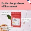 Bruleur de Graisse Puissant, Formule Minceur avec Guarana, Thé Vert & Konjac, Coupe Faim Naturel, Complément Perte de Poids, 