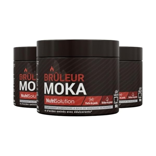 Brûleur Moka par Nutrisolution | Café Minceur Premium | Brûle-Graisse Puissant | 100% Ingrédients Naturels | Végétarien | San...