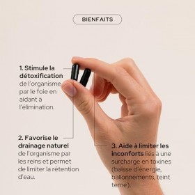 EPYCURE - Cure Drainage Rapide - Élimination des Toxines et Rétention d’Eau - 89,5% Naturel Orthosiphon, Pissenlit, Grande Au