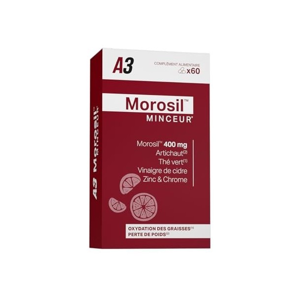 ANACA 3 - Complément Alimentaire Morosil™ Minceur* - Aide à Contrôler le Poids*, Soutient loxydation des graisses 1 , Favori ...