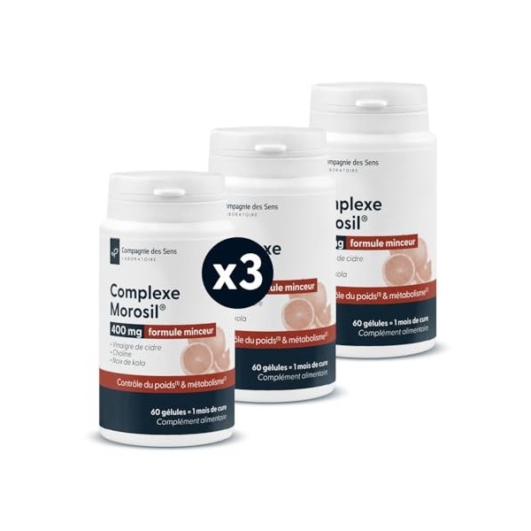 Complexe Morosil® 400 mg - Formule minceur - Efficacité cliniquement démontrée Brûleurs de graisse