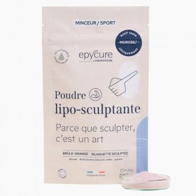 EPYCURE - Poudre Lipo Sculptante - 100% Naturel - Silhouette et Tonicité Musculaire - Morosil® 400mg, BCAA, Guarana - 1 Mois 