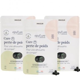 EPYCURE - Cure Perte de Poids - Élimine les Toxines, Contrôle du Poids, Accélère Dépense Énergétique - 95,4% Naturel - Vegan 