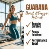 Guarana en Poudre 100g | Contrôle du Poids Énergie Boost Mental Concentration Minceur Puissant | Stimulant Alternative au Caf