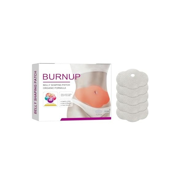 Lot de 5 patchs amincissants pour labdomen, efficacité et sécurité, brûleur de graisse rapide