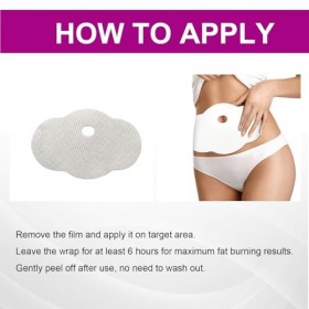 Lot de 5 patchs amincissants pour labdomen, efficacité et sécurité, brûleur de graisse rapide