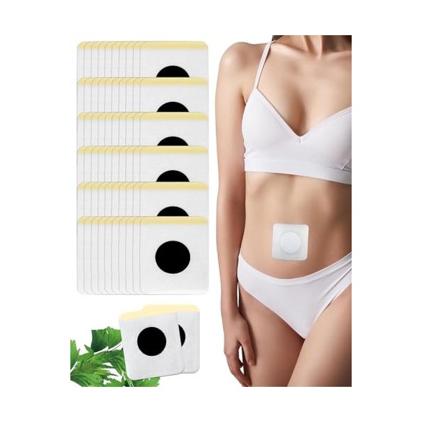 GRETY 60 Patchs Minceur Rapide, Patchs Brûle-Graisses Amincissants, Amincissement Rapide Brûleur de Graisse