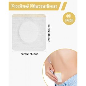 GRETY 60 Patchs Minceur Rapide, Patchs Brûle-Graisses Amincissants, Amincissement Rapide Brûleur de Graisse