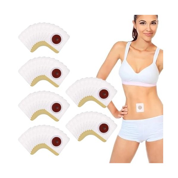 Patchs Minceur,60pcs Patchs pour Nombril,Brûleur Graisse Naturel,Patch Minceur Perte de Poids Rapidement,Patch Amincissant Ve