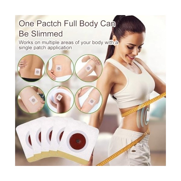 Patchs Minceur,60pcs Patchs pour Nombril,Brûleur Graisse Naturel,Patch Minceur Perte de Poids Rapidement,Patch Amincissant Ve