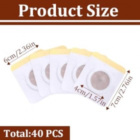 40 Pièces Patchs Minceur Ventre Plat, Brûleur de Graisse Naturel, Brûle Graisse Puissant Patch Minceur, Anti-Cellulite