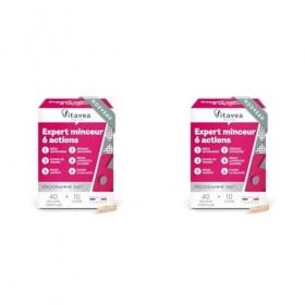 VITAVEA BIEN-ETRE Expert Minceur 6 actions en 1 - Complément Alimentaire Minceur, Cellulite, Contrôle du poids, Elimination -...